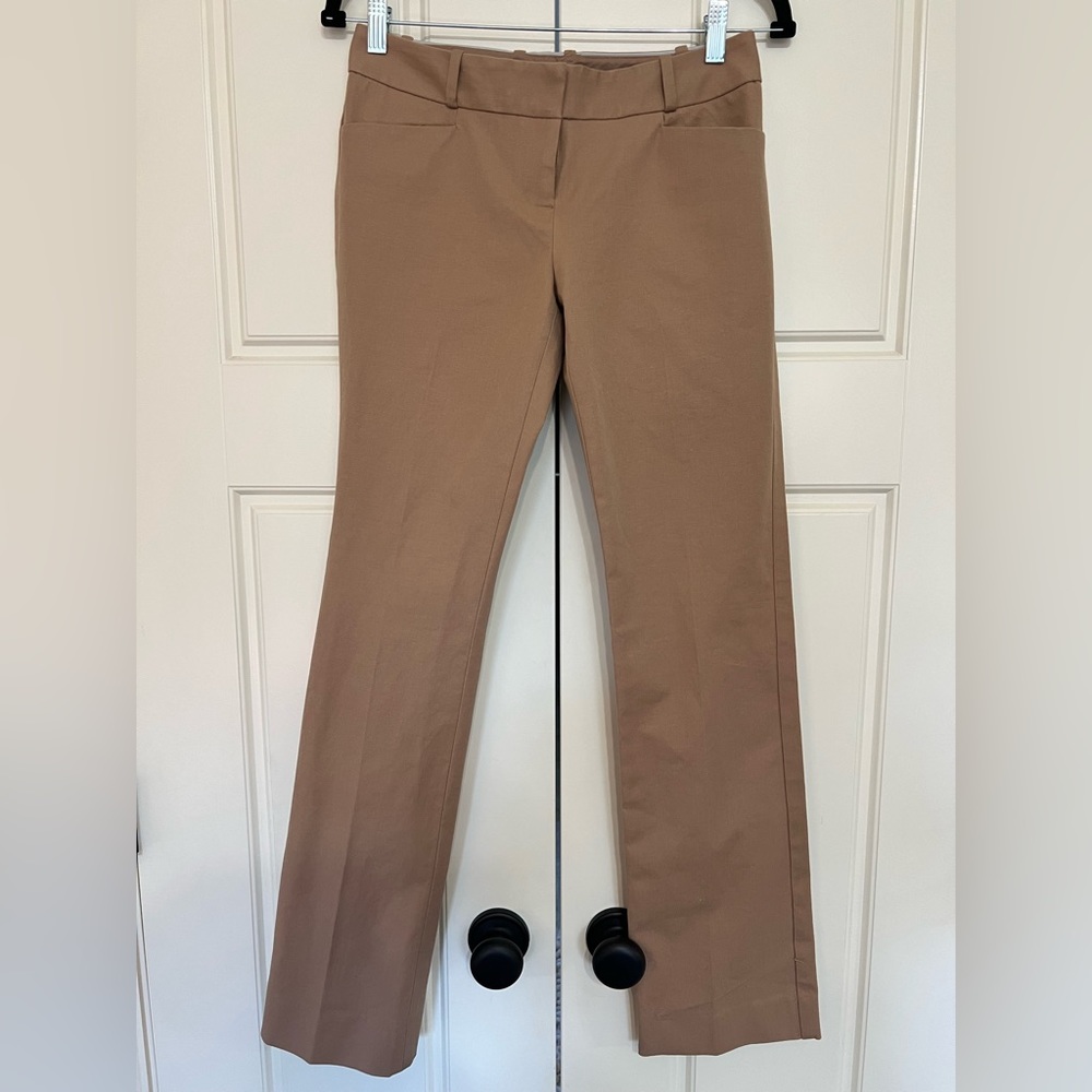 The Limited Tan Boot Cut Dress Pants